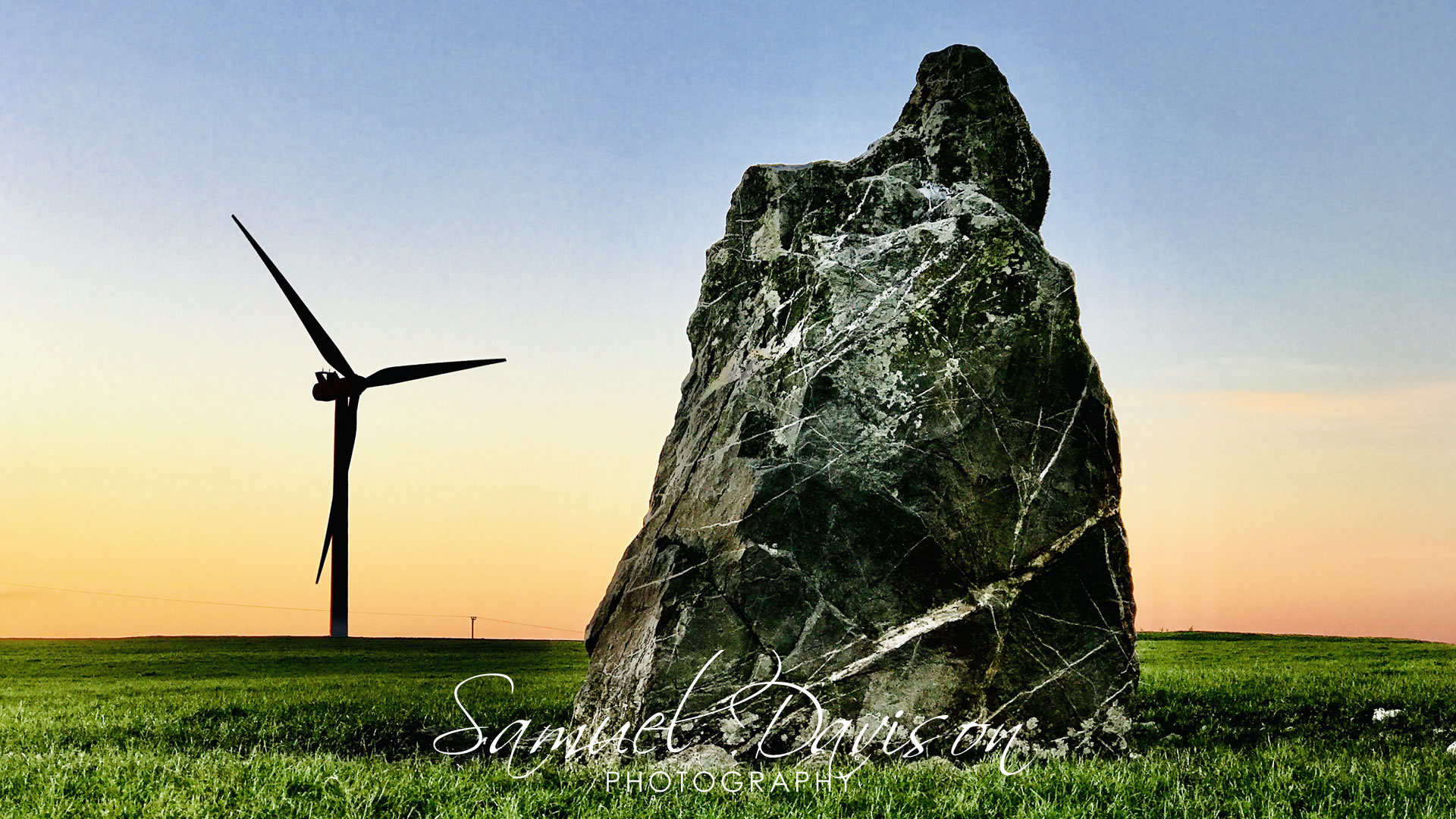 st breock downs menhir